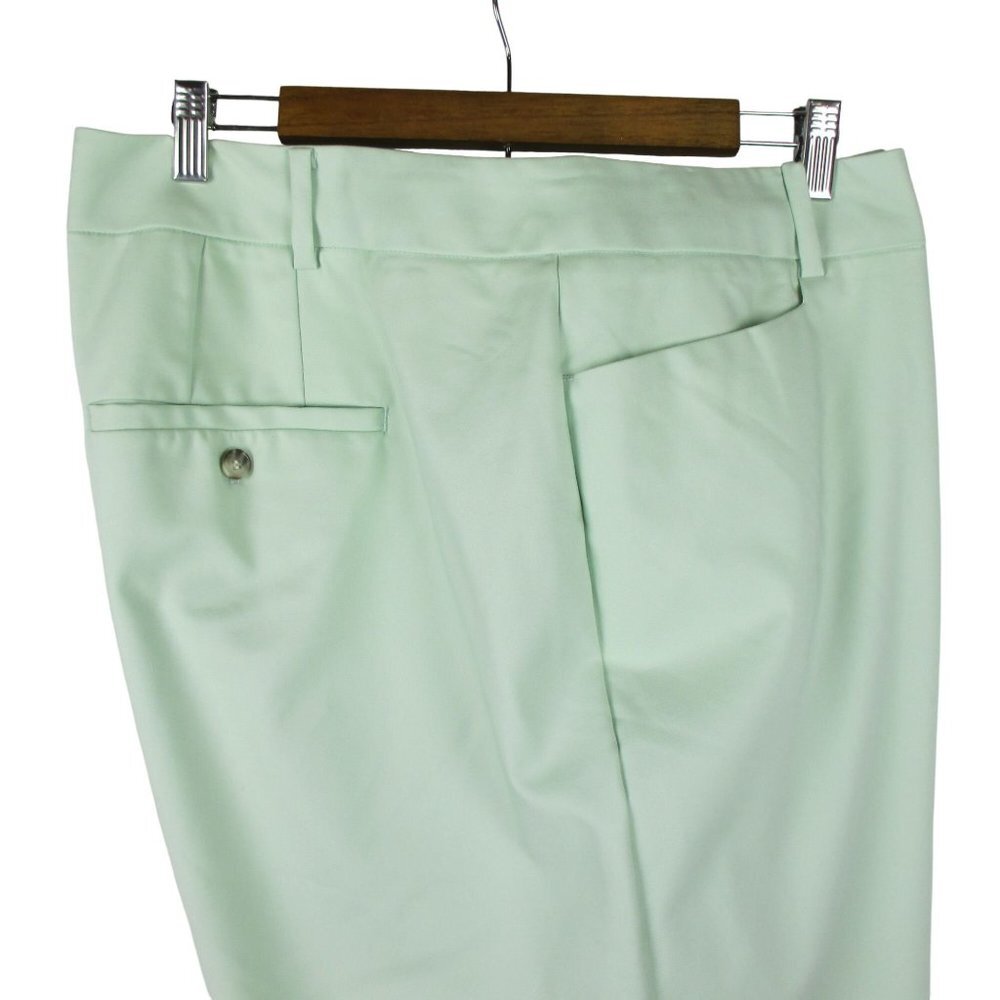 Eloquii Green Flat Front Elevated Basic Pants Siz… - image 6